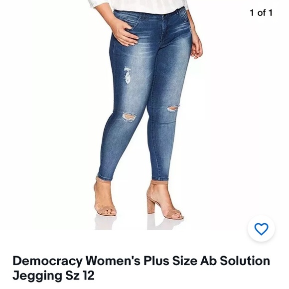 democracy women's plus size jeans